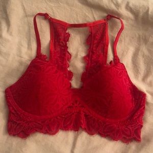 PINK Victoria's Secret Lace Padded Bralette